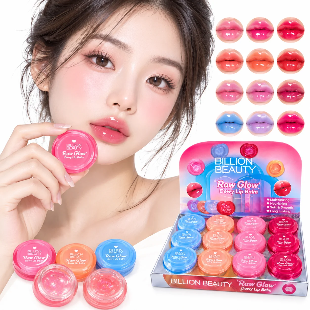 بالم لب دبیو بیلیون بیوتی مدل Raw Glow