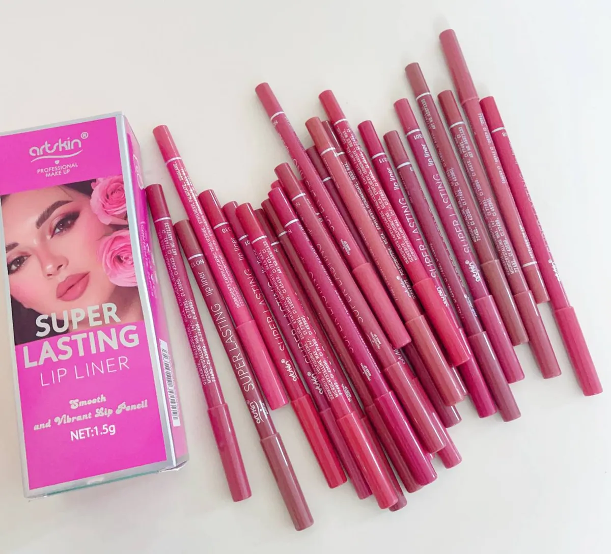 پک ۲۴ عددی مداد لب Art Skin Super Lasting