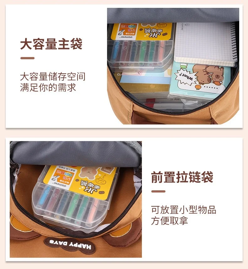کوله‌پشتی بچگانه طرح کاپی‌بارا مدل Happy Days - تصویر 9