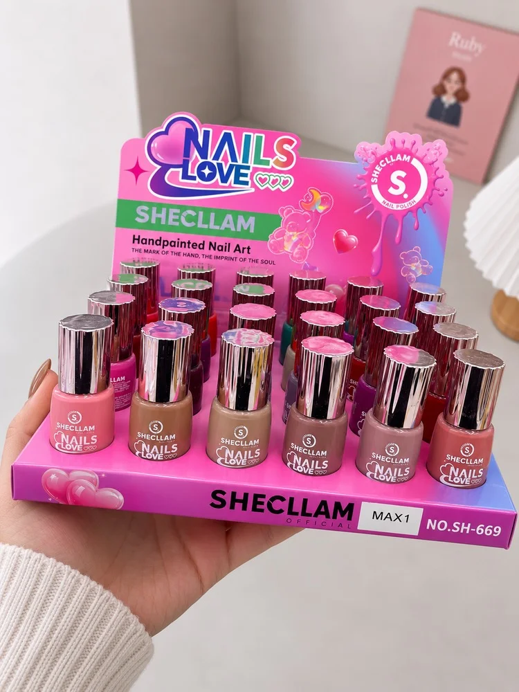پک لاک ناخن شیکلام مدل Nails Love