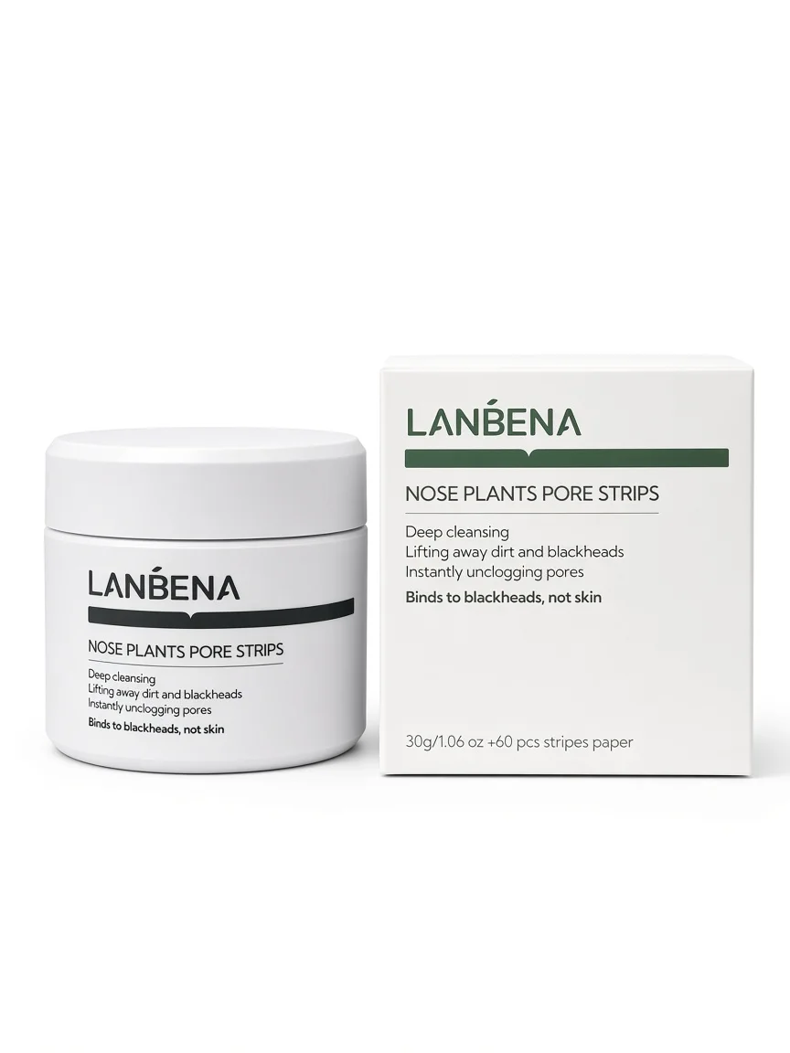 نوار پاک کننده منافذ بینی لانبنا مدل Nose Plants Pore Strips