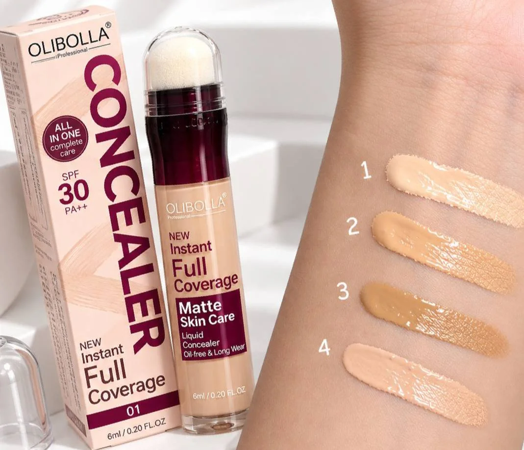کانسیلر مایع فول کاور با SPF30 پددار الیبولا مدل Matte Skin Care - تصویر 2