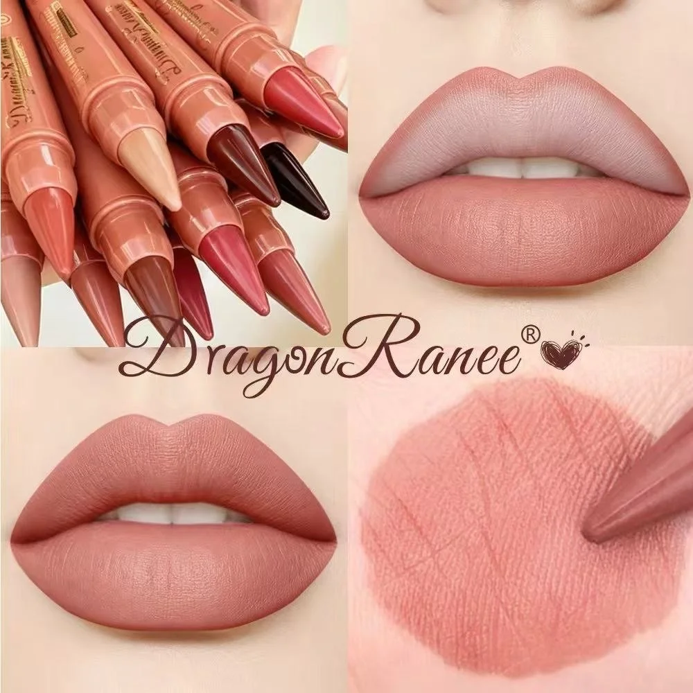 پک ۱۲ عددی رژ مدادی مات و مخملی Dragon Ranee - تصویر 3