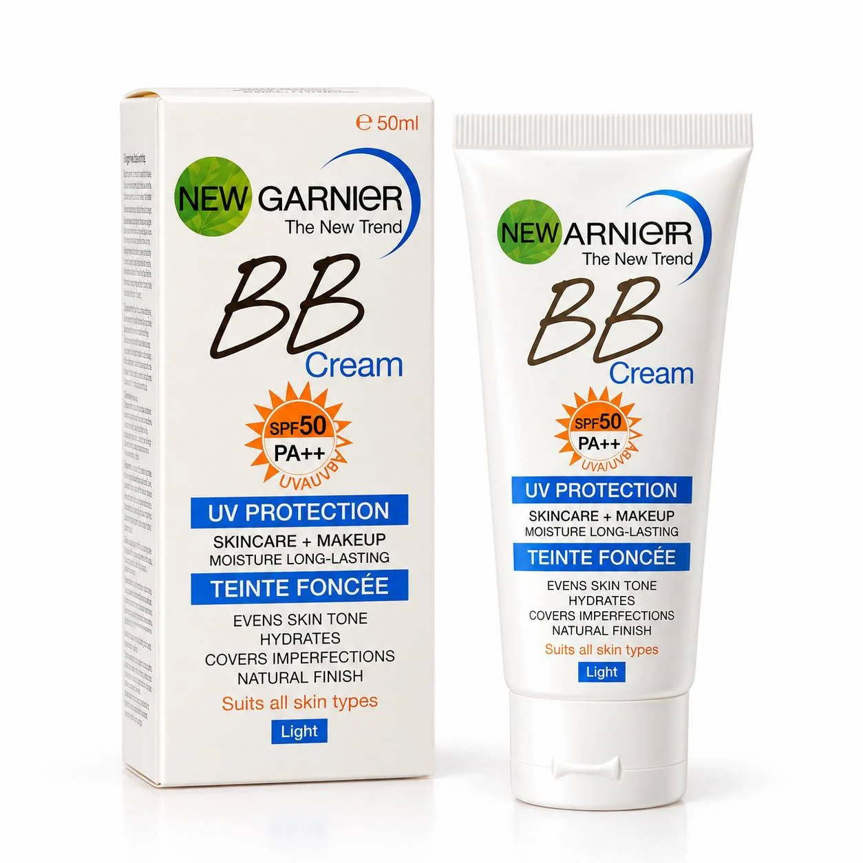 بیبی کرم SPF 50+ رنگ لایت گارنیه