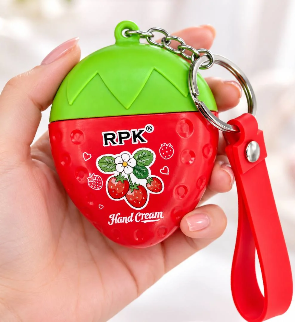 کرم دست توتفرنگی RPK مدل جاکلیدی