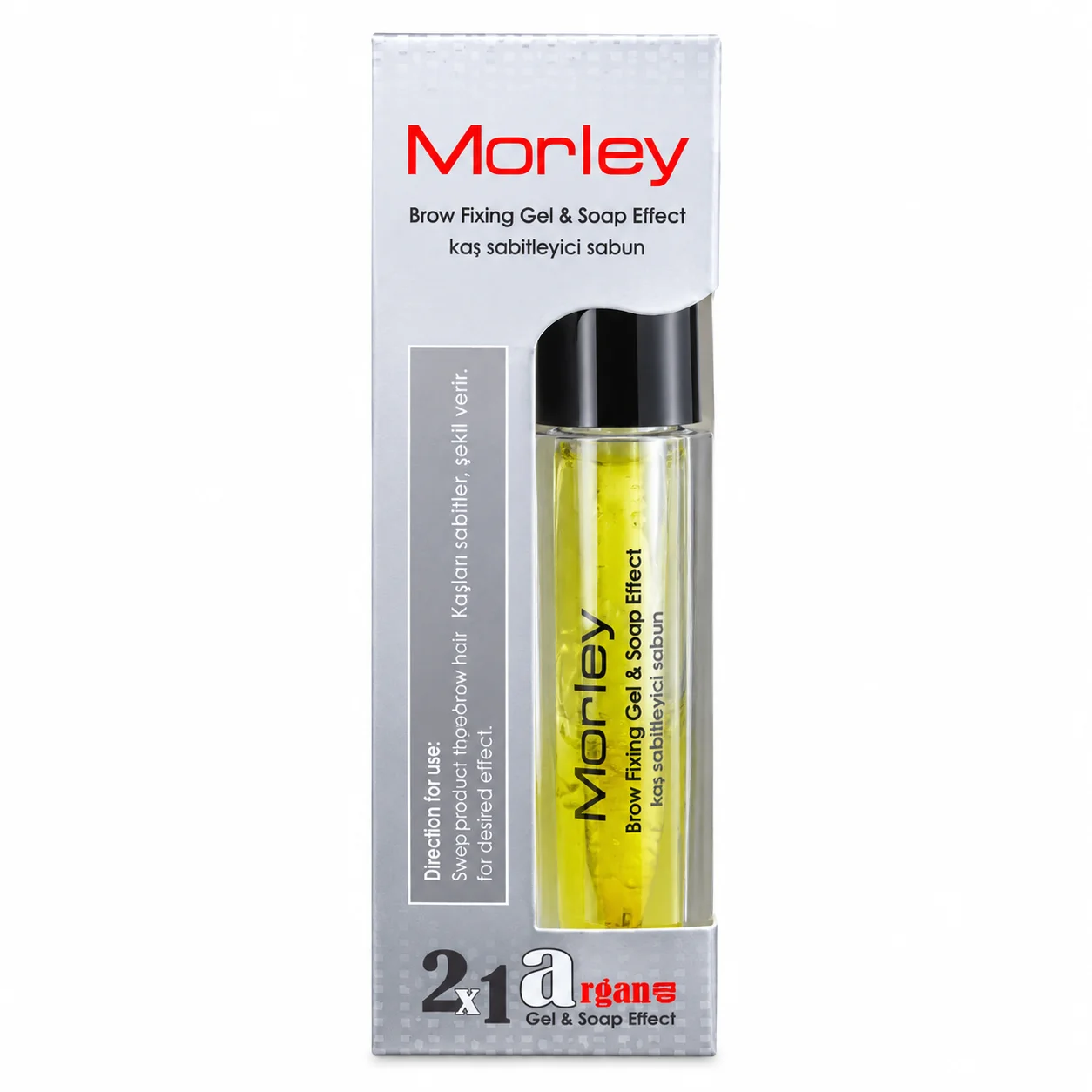 ژل و صابون حالت دهنده ابرو مورلی مدل Brow Fixing Gel & Soap Effect