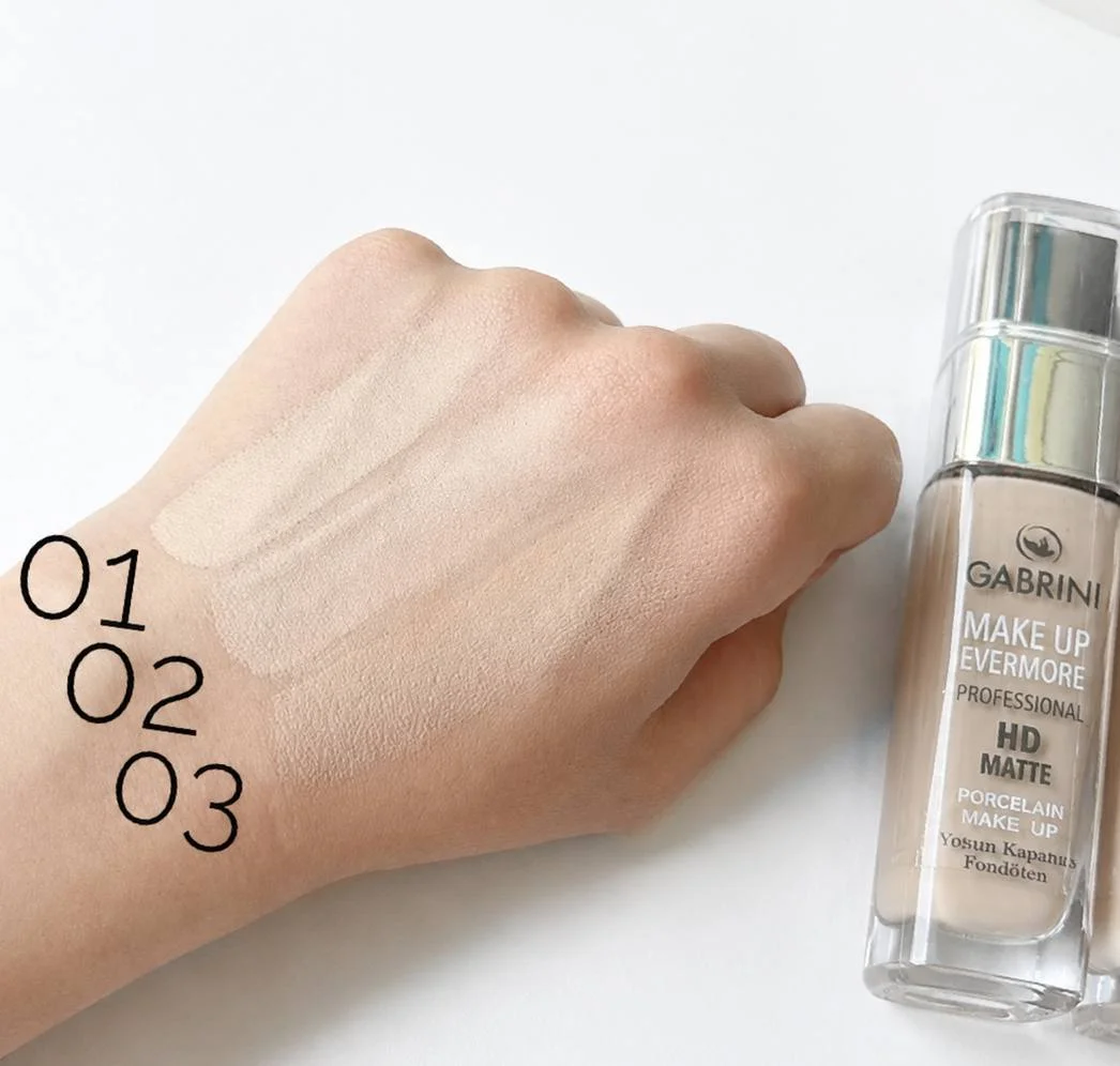 کرم پودر Make Up Evermore HD Matte گابرینی - تصویر 2