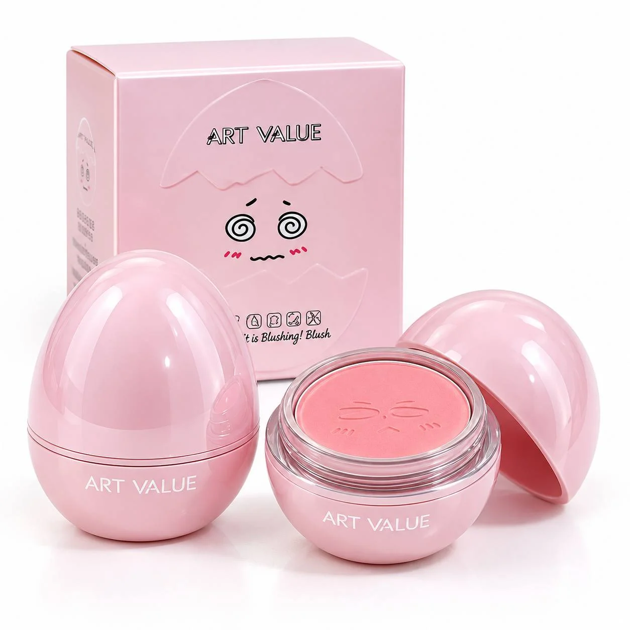 رژگونه تخم‌مرغی  ART VALUE