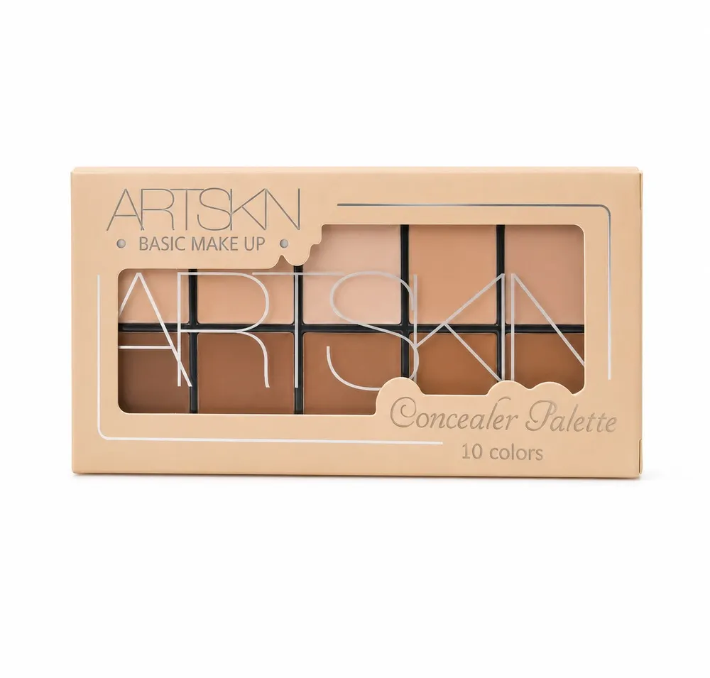 پالت کانسیلر 10 رنگ حرفه‌ای ARTSKIN