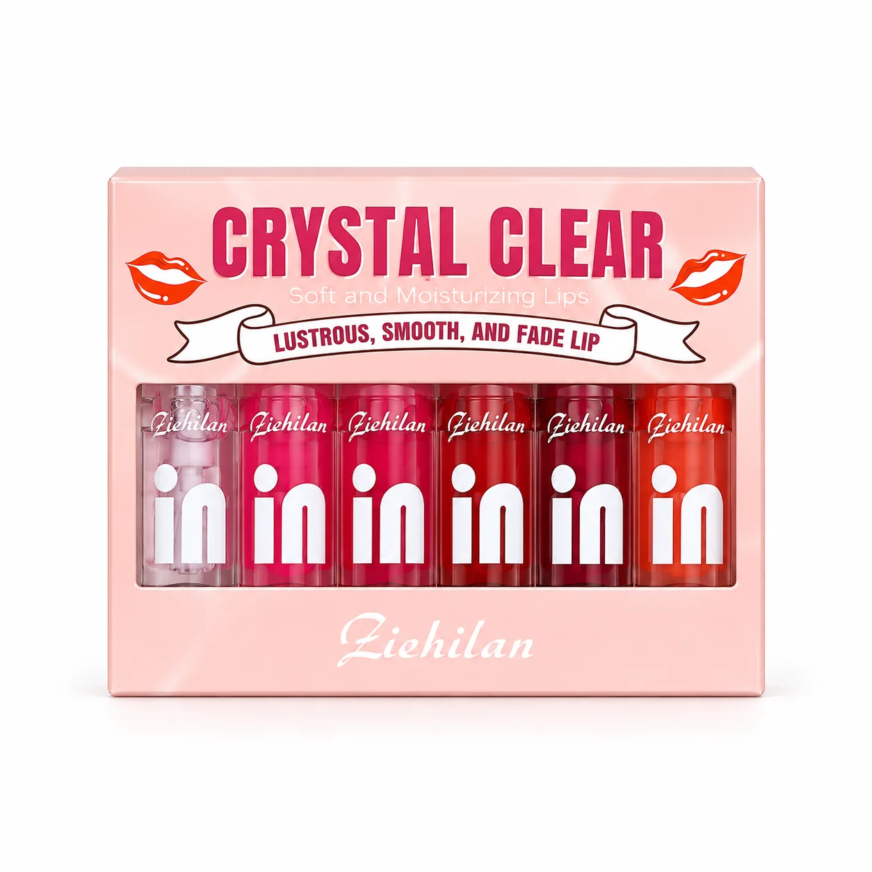 پک ۶ عددی مینی لیپ‌گلاس کریستالی Crystal Clear