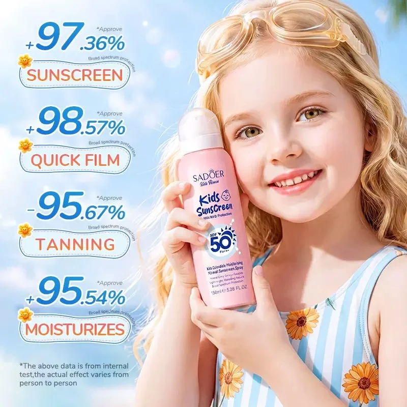 ضد آفتاب اسپری کودک SPF50 پلاس حاوی کالاندولا و زینک اکساید سادور - تصویر 2