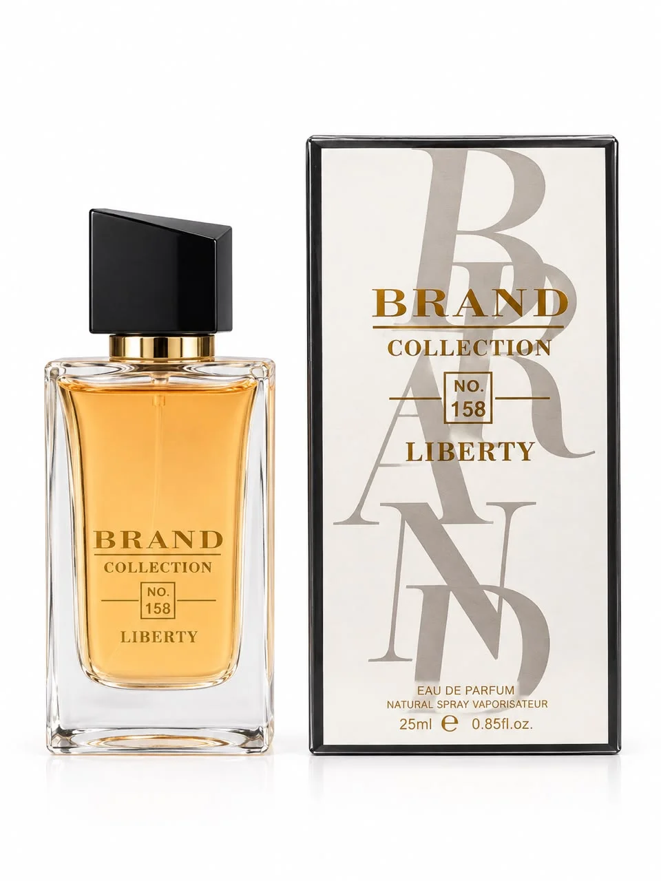 عطر جیبی برند کالکشن مدل لیبرتی شماره ۱۵۸ حجم ۲۵ میلی‌لیتر