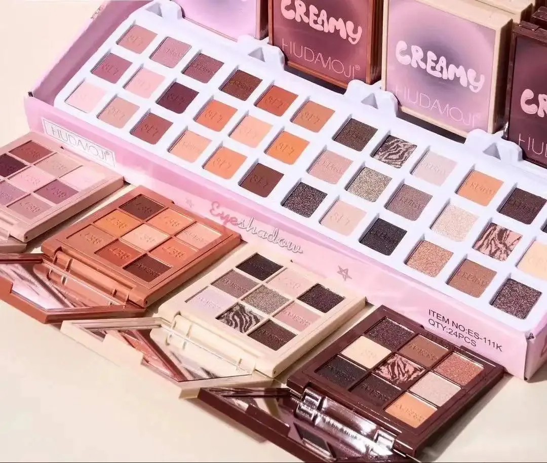 پالت سایه ۹ رنگ هدی موجی HUDA MOJI مدل CREAMY