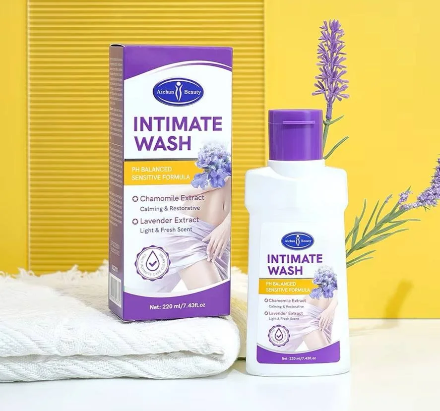 ژل شستشوی بهداشتی بانوان Aichun Beauty حاوی عصاره اسطوخودوس و بابونه - تصویر 5