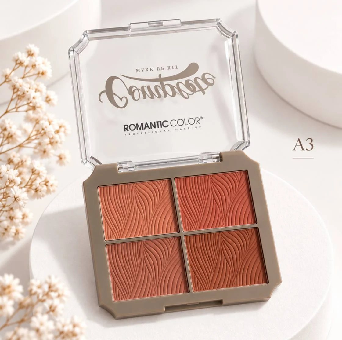 پالت رژگونه ۴ رنگ مدل Complete Make Up Kit - تصویر 3