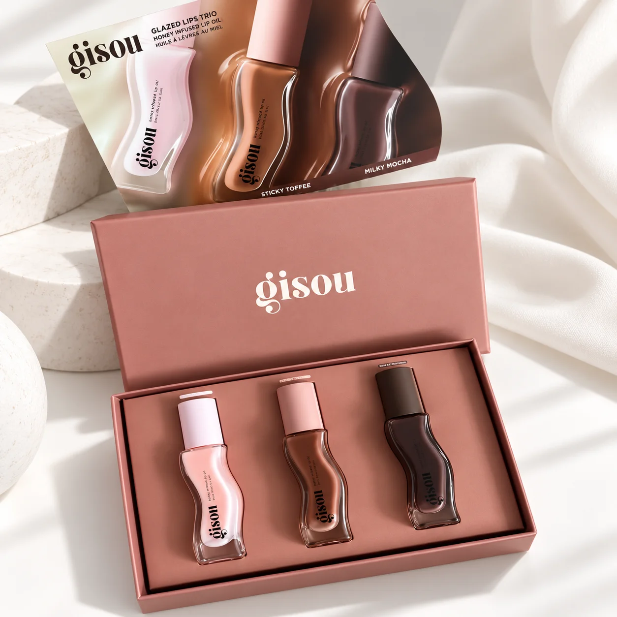 ست سه عددی روغن لب Glazed Lips Trio