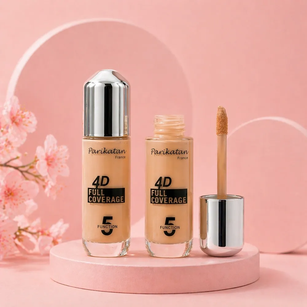 کرم پودر 4D فول کاوراژ 5 کاره پریکاتان