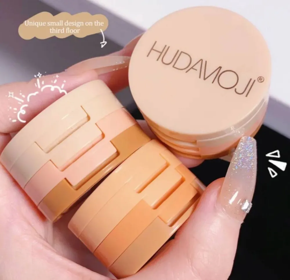 رژگونه سه‌طبقه HudaMoji 