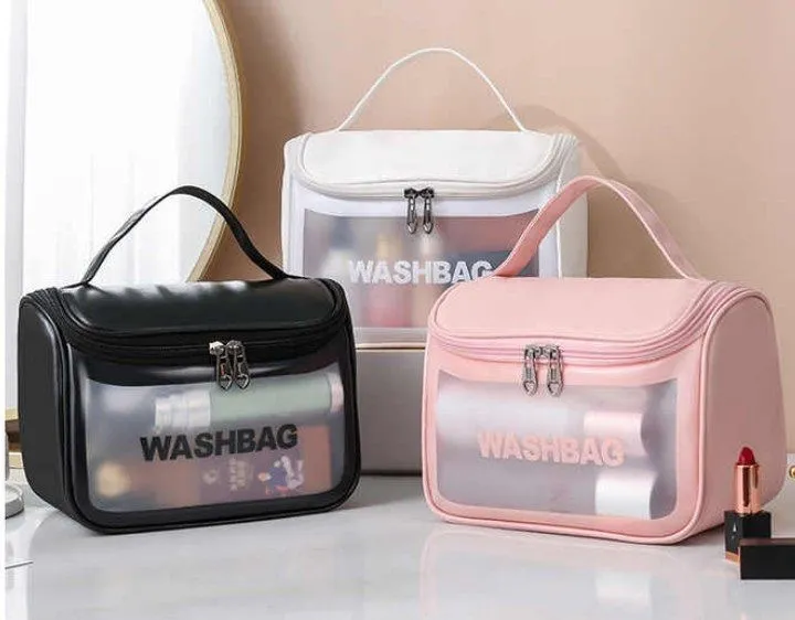 کیف آرایشی ضدآب صندوقی