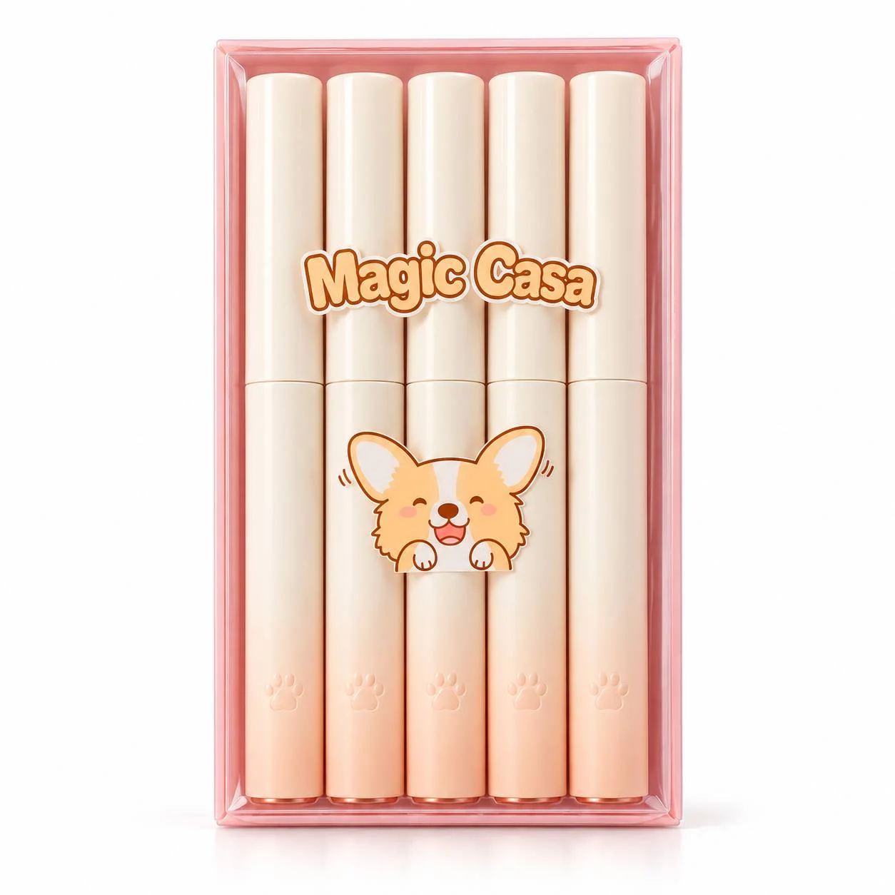 پک رژ لب مخملی Magic Casa طرح سگ بامزه