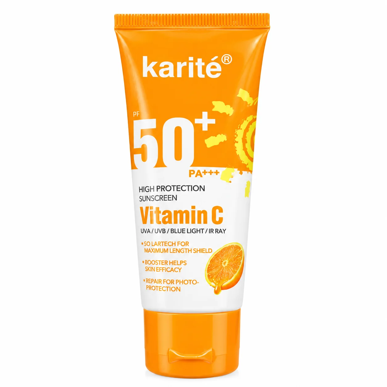 ضد آفتاب کاریته با SPF 50 و ویتامین C