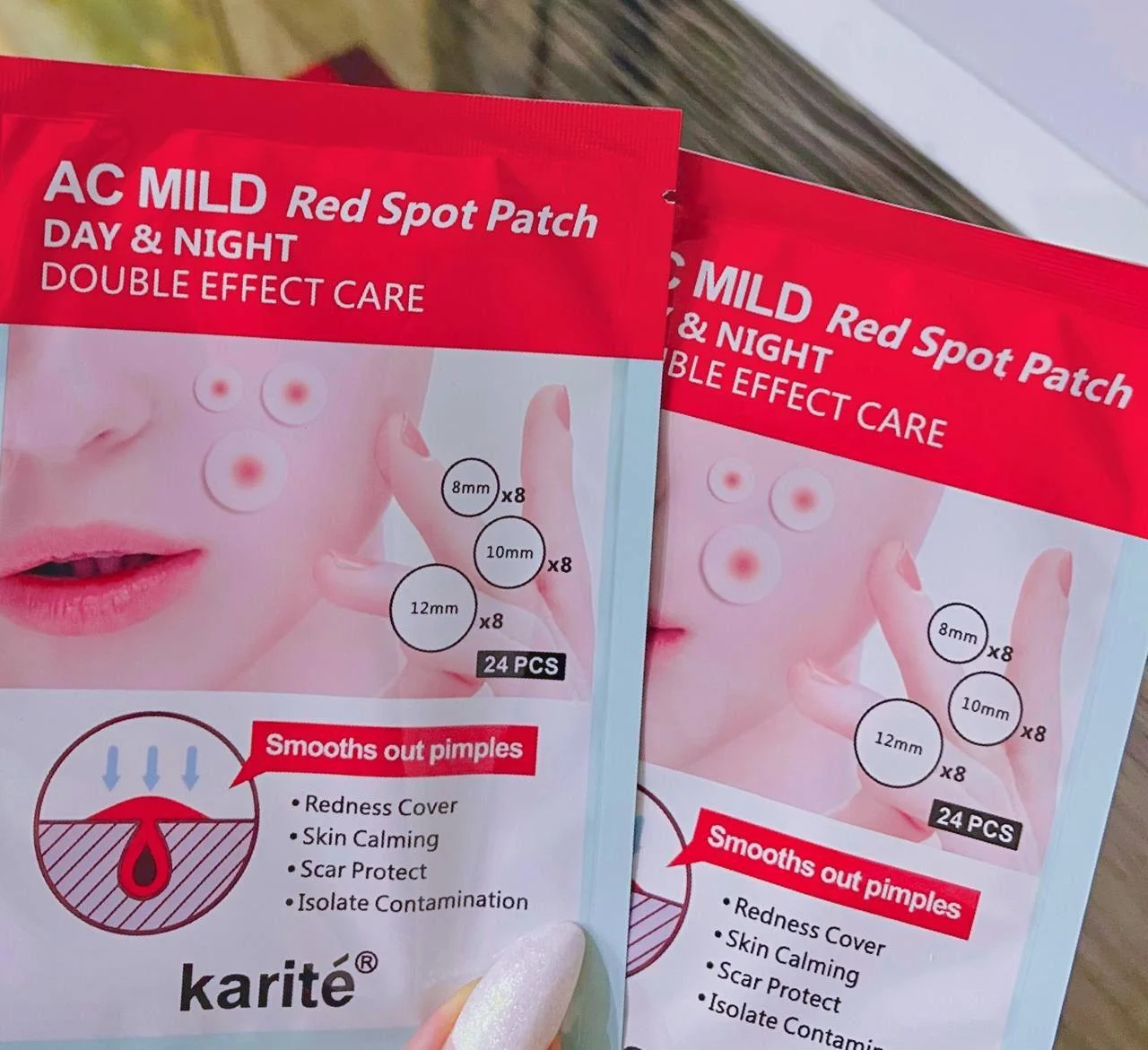 پچ ضد جوش هیدروکلوئید Karité مدل AC MILD Red Spot Patch - تصویر 2