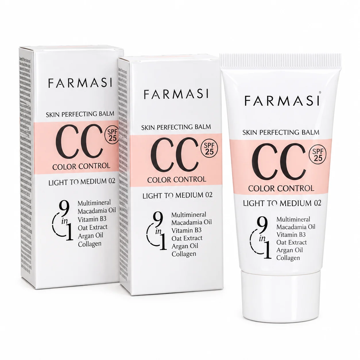 کرم سی سی کنترل رنگ SPF25 فارماسی