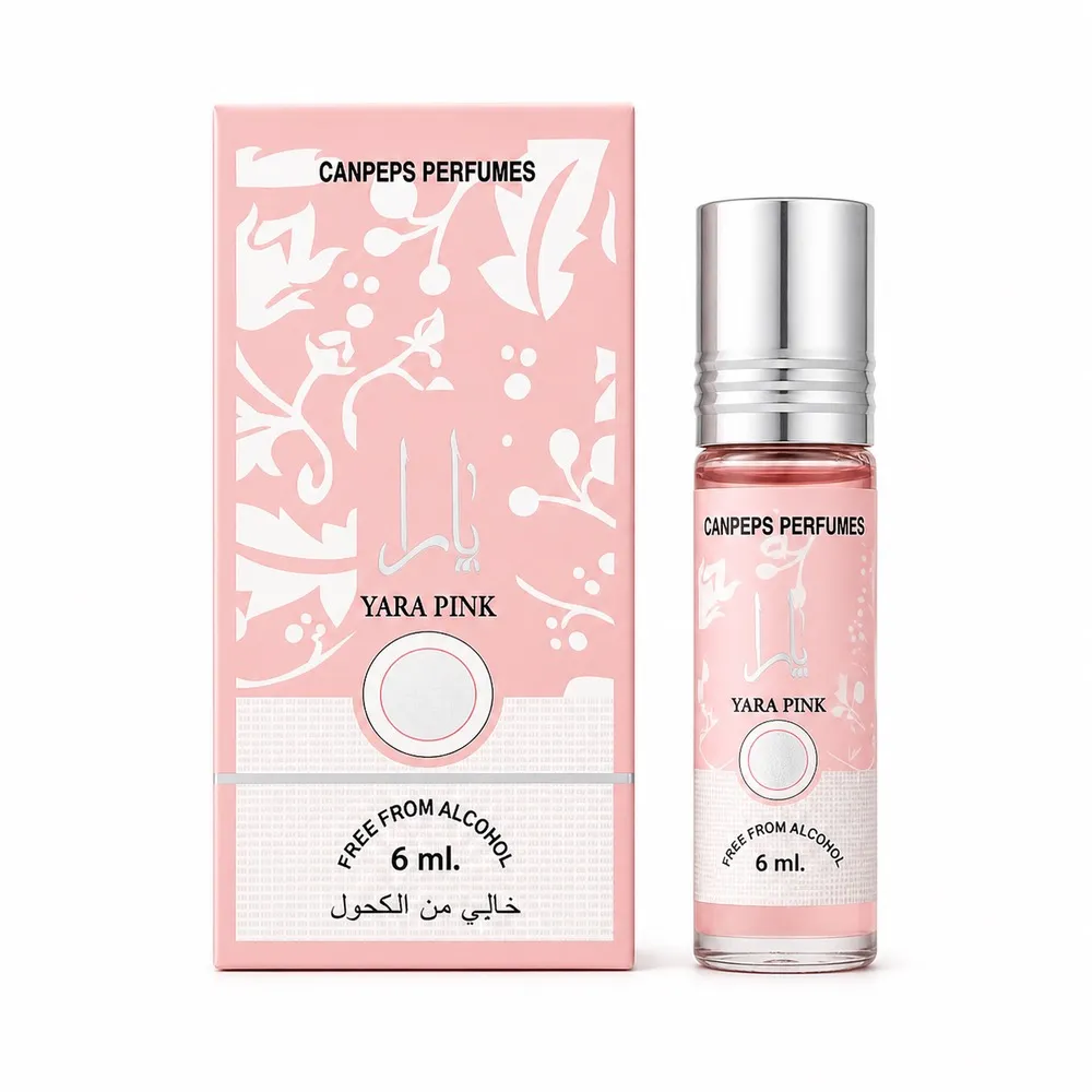 عطر جیبی یارا صورتی CANPEPS – 6 میل، بدون الکل، زنانه