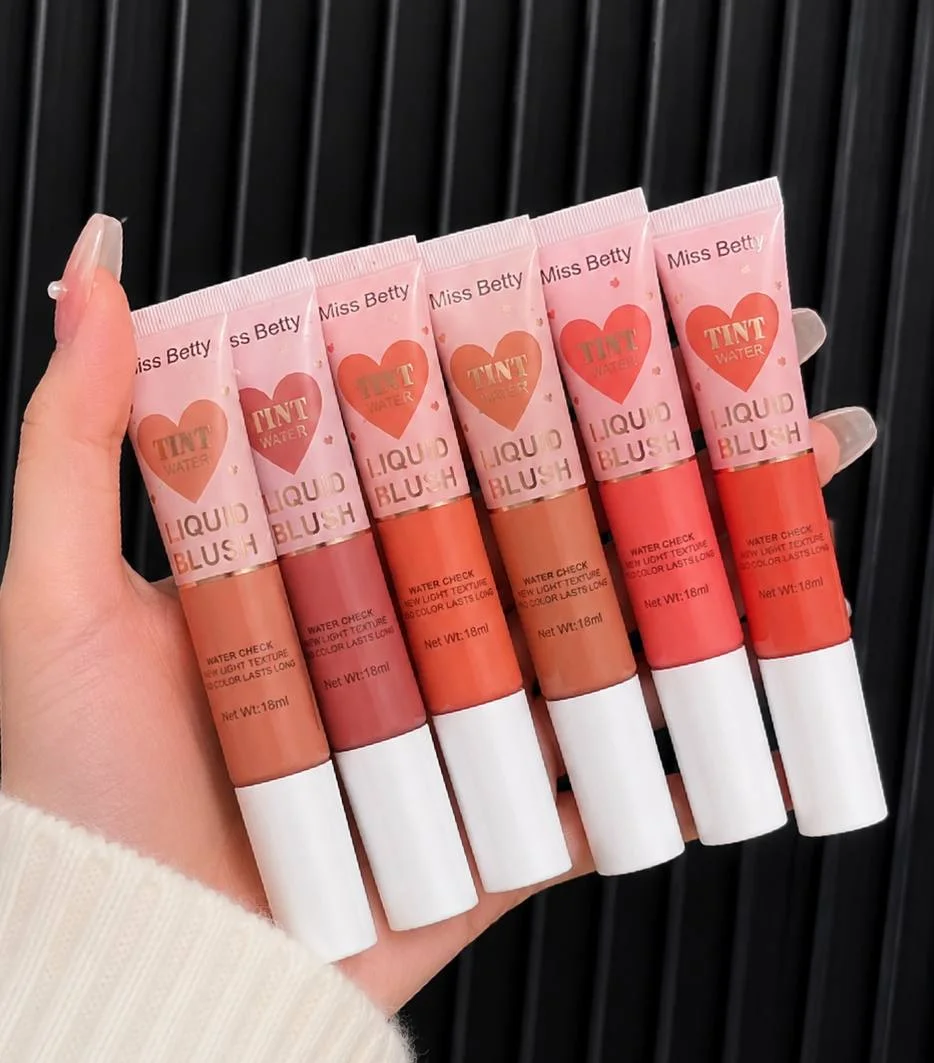 پک 6 عددی رژگونه مایع پددار Miss Betty مدل Tint Water
