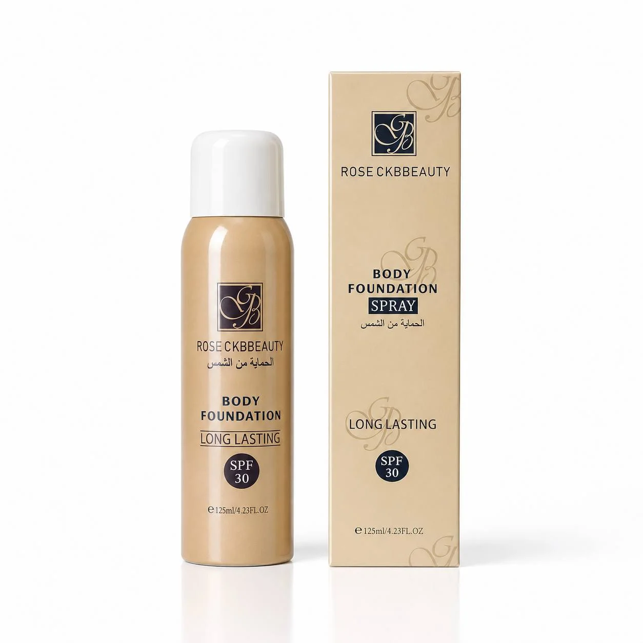 اسپری کرم پودر بدن SPF 30 رز سی کی بی بیوتی