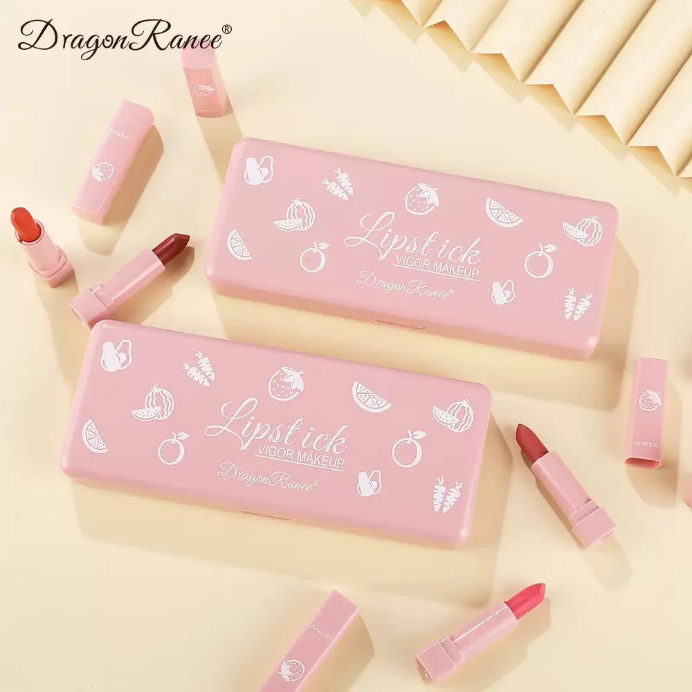 ست رژ لب مات 10 عددی دراگون رانی مدل Lipstick Vigor Makeup - تصویر 3