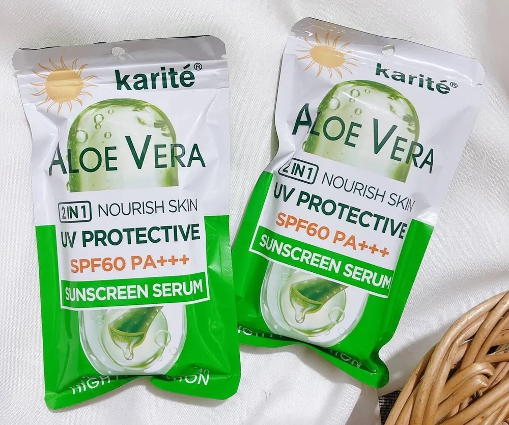 سرم ضد آفتاب کاریته Aloe Vera SPF60 PA.