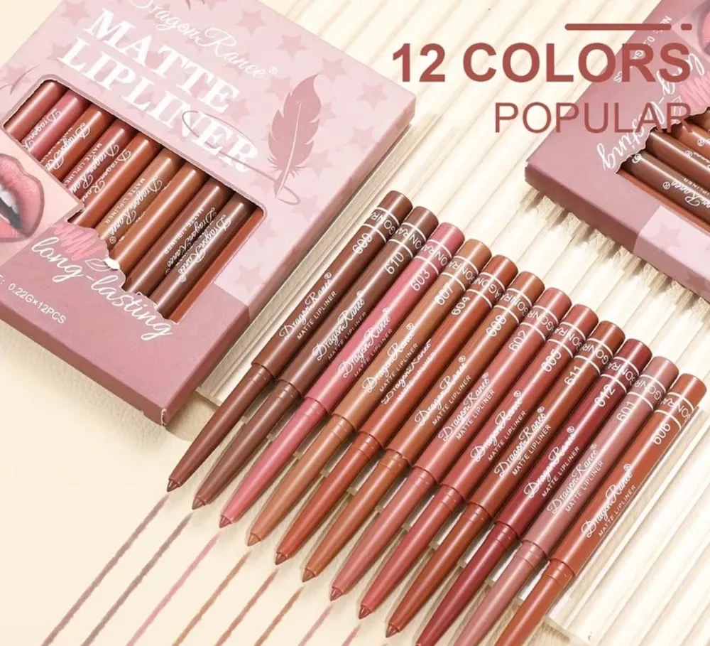 پک 12 عددی خط لب مات دراگون رانی (Dragon Ranee)