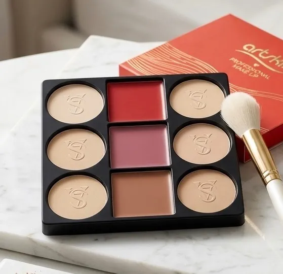 پالت آرایشی چندکاره آرت اسکین (پنکک، پودر فیکس و رژگونه چرب)