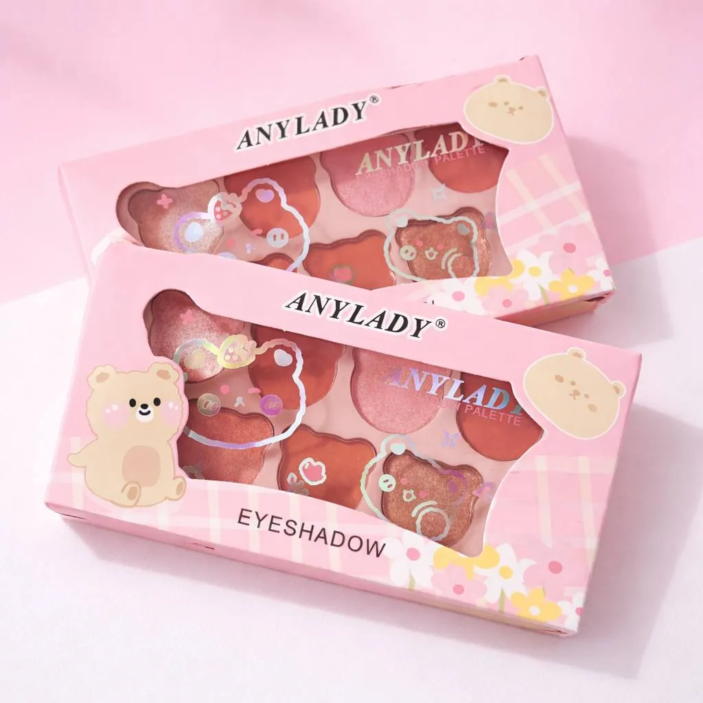پالت سایه چشم 6 رنگ انی لیدی طرح خرسی