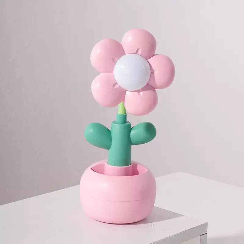 چراغ خواب و مطالعه فانتزی طرح گل - تصویر 3