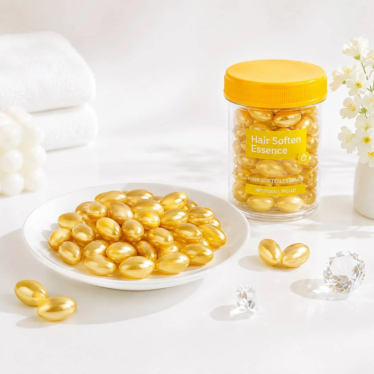 کپسول روغن نرم‌کننده و براق‌کننده مو Hair Soften Essence - تصویر 2
