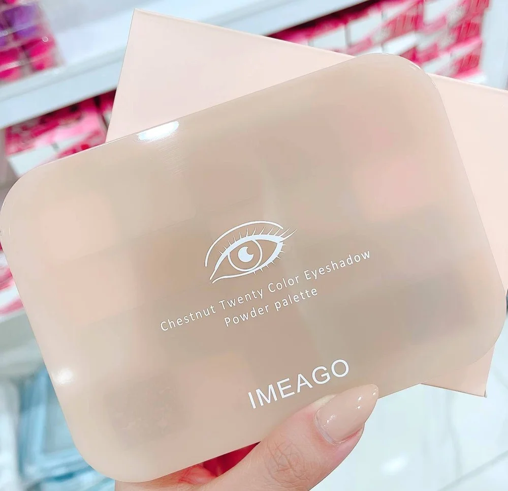 پالت سایه چشم 20 رنگ IMEAGO طرح Chestnut