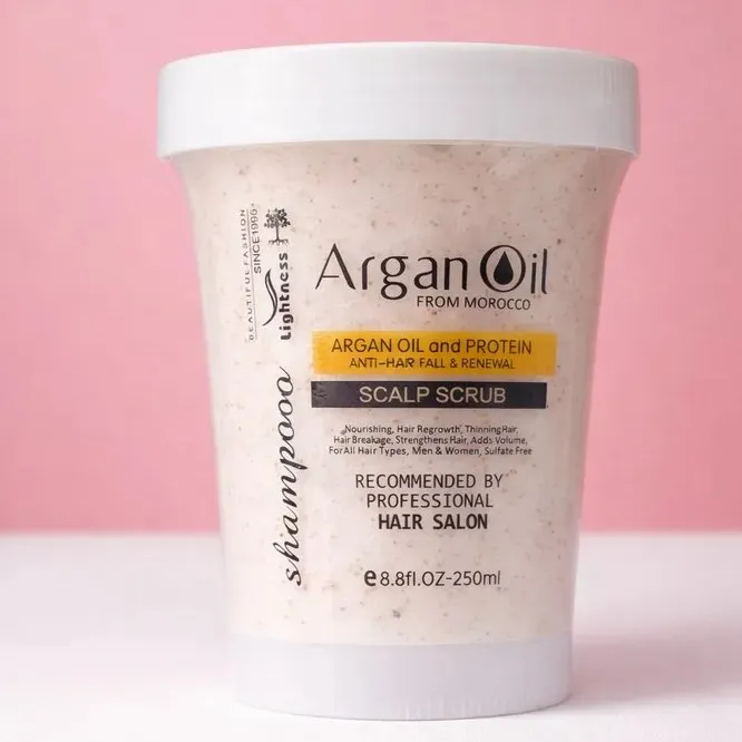 اسکراب کف سر روغن آرگان – Lightness Argan Oil Scalp Scrub