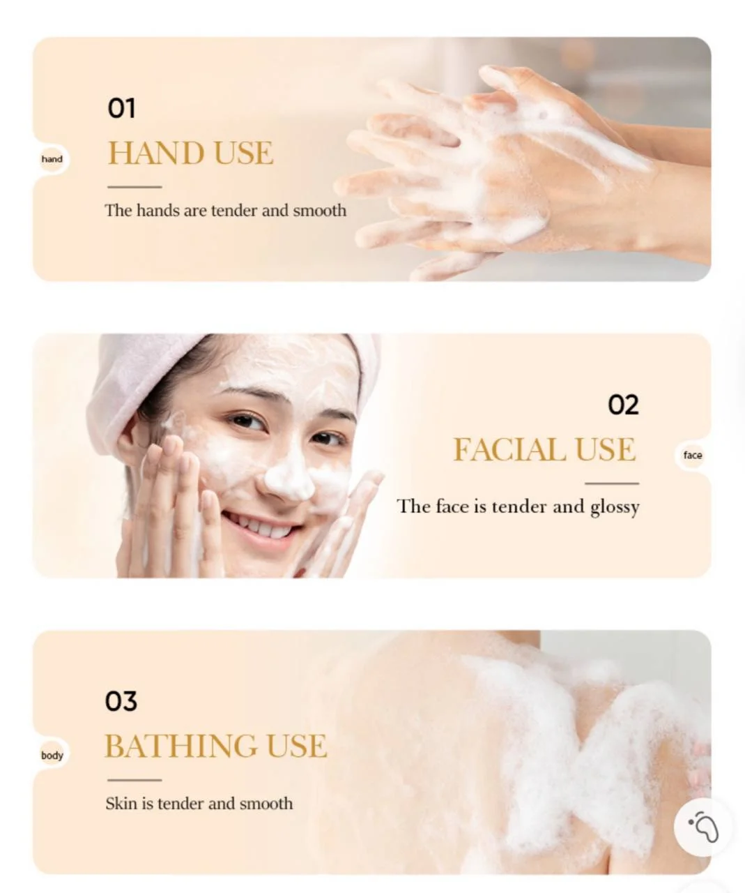 صابون برنج بیوآکوا Rice Raw Pulp Essence Soap - تصویر 2