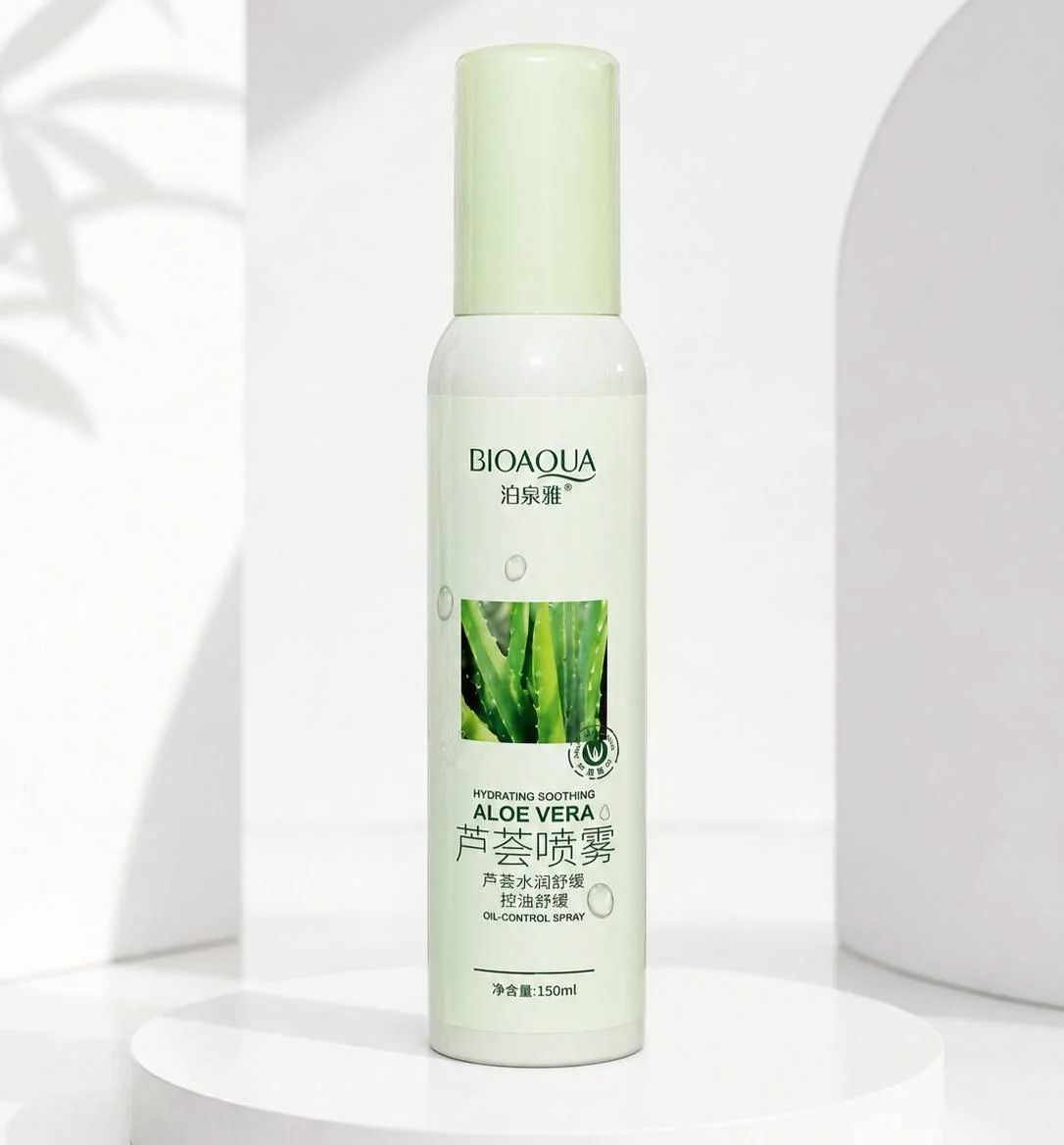 اسپری آبرسان آلوئه ورا بیوآکوا مدل Hydrating Soothing حجم 150 میلیلیتر