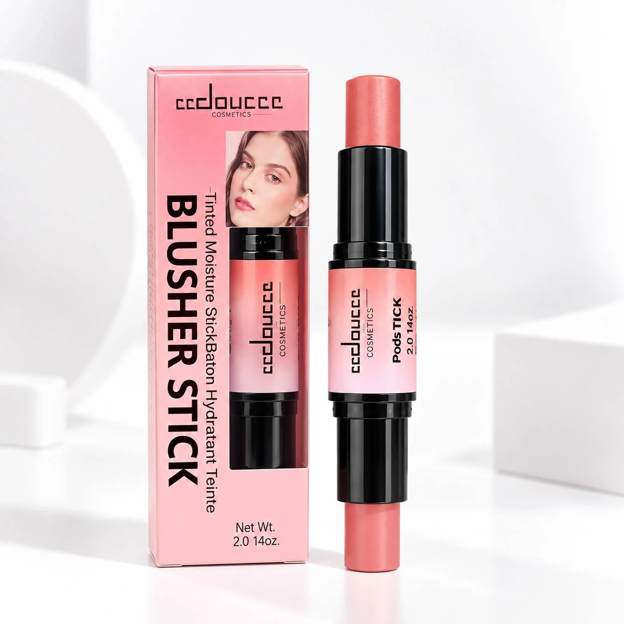 رژگونه استیکی دوطرفه سس دوسه مدل Blusher Stick