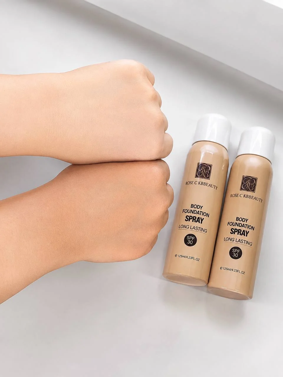 اسپری کرم پودر بدن SPF 30 رز سی کی بی بیوتی - تصویر 2