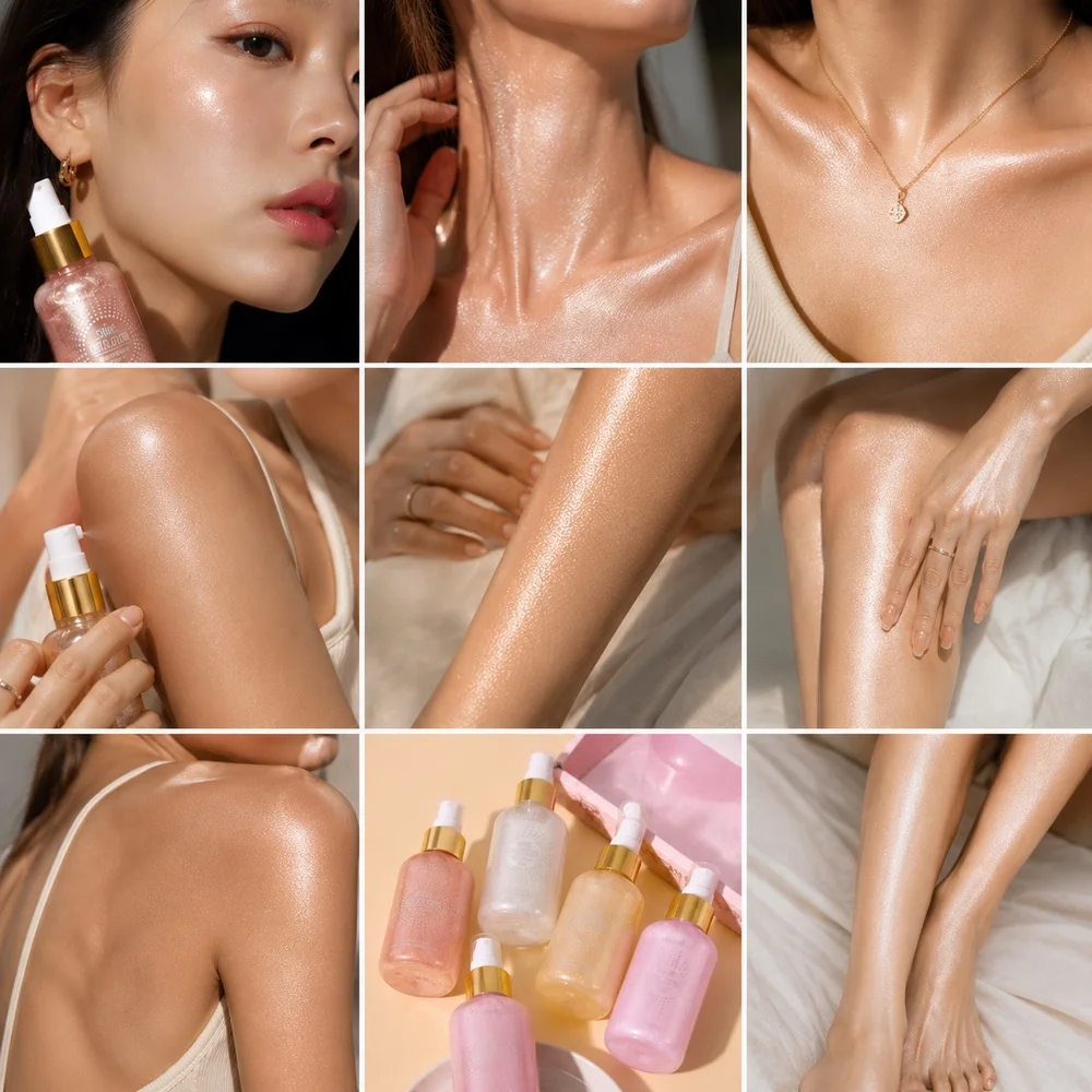 اسپری شاین بدن و صورت Shimmer Glow Spray - تصویر 4